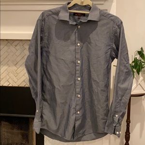 Ben Sherman Men’s grey/blue dress shirt